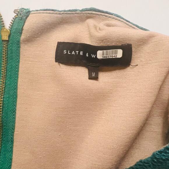 Slate & Willow Lace V Neck Sheath Dress Size Medium - Picture 4 of 7